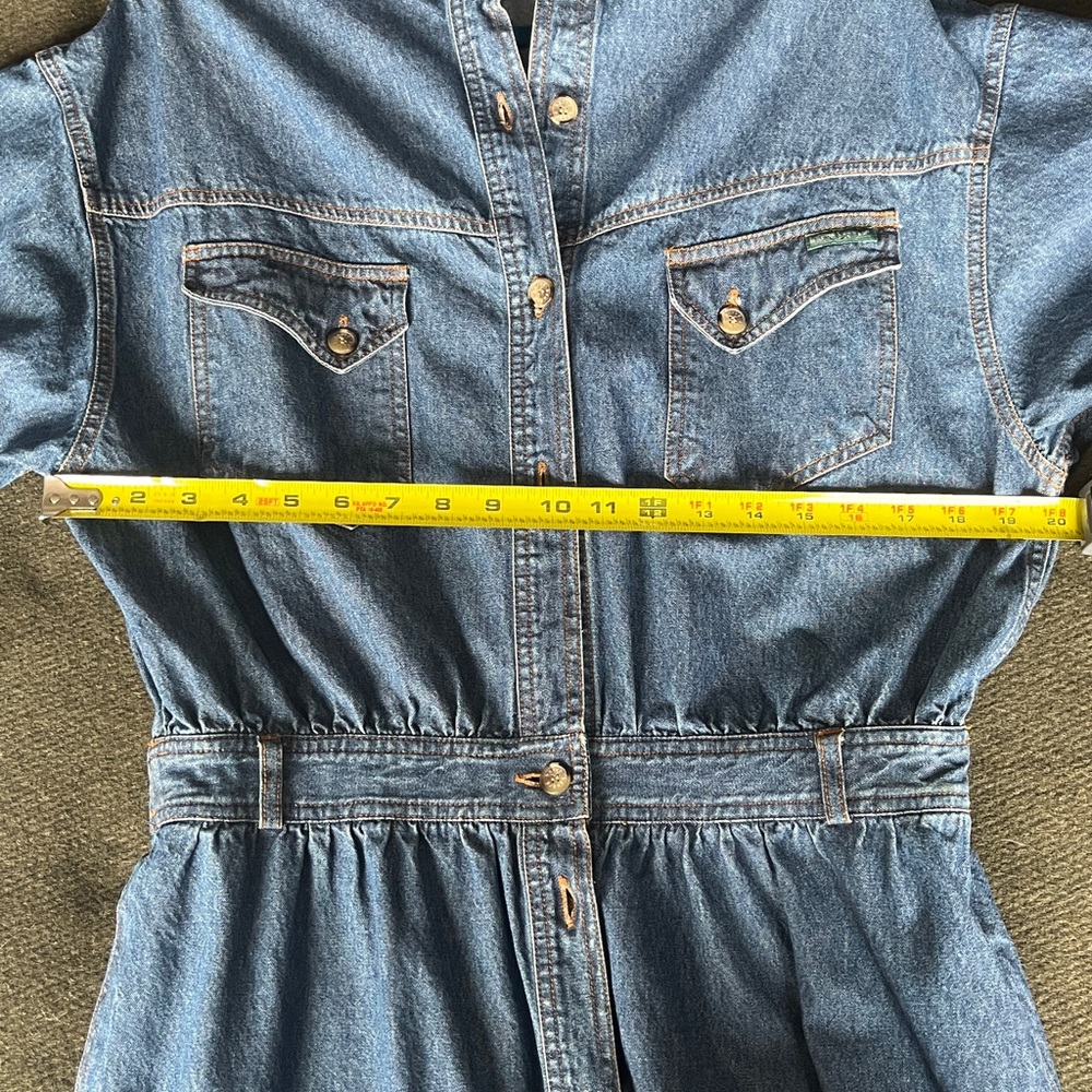 Harve Benard Indigo Denim Button-Front Maxi Dress - Picture 8 of 9